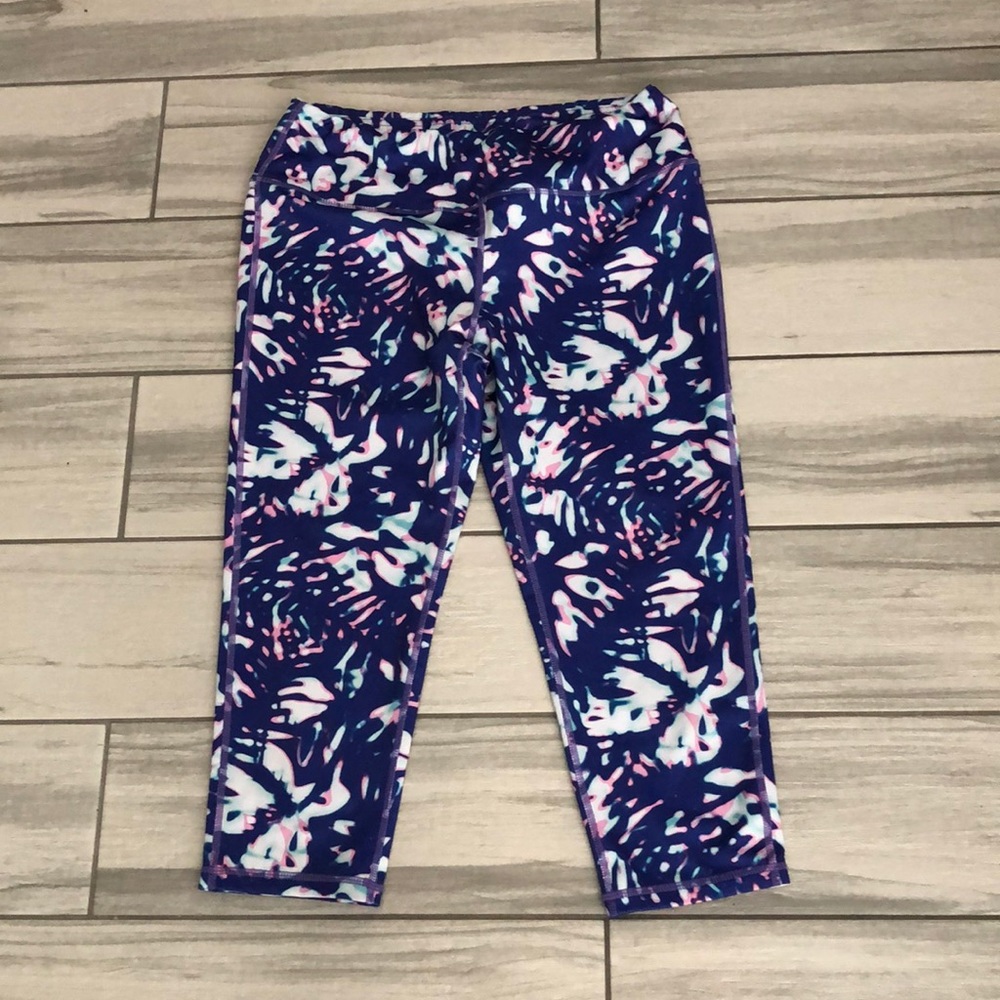 ❤️3X20 PRO PLAYER Women’s Tie Dye Athletic Capri Leggings Pants | M